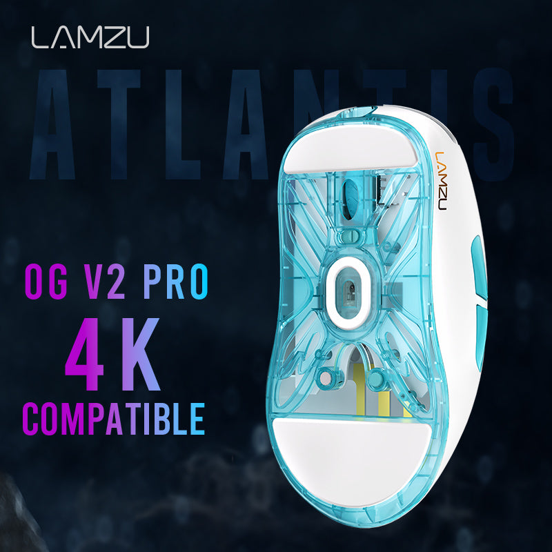 オーダ品Lamzu Atlantis OG V2 PRO +4K dongle ルーター・ネットワーク機器