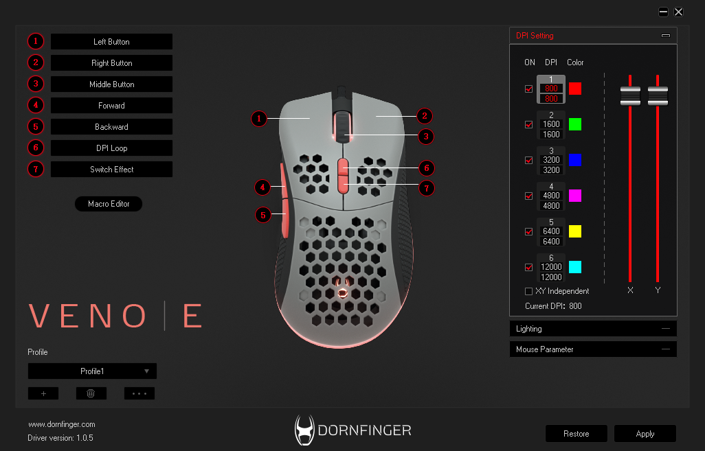 VENO | E - Ultralight Gaming Mouse